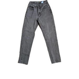 Vintage Jordache Rare Brown -Straight Leg Jeans- Women 3/4- 100% Cotton- W/Patch